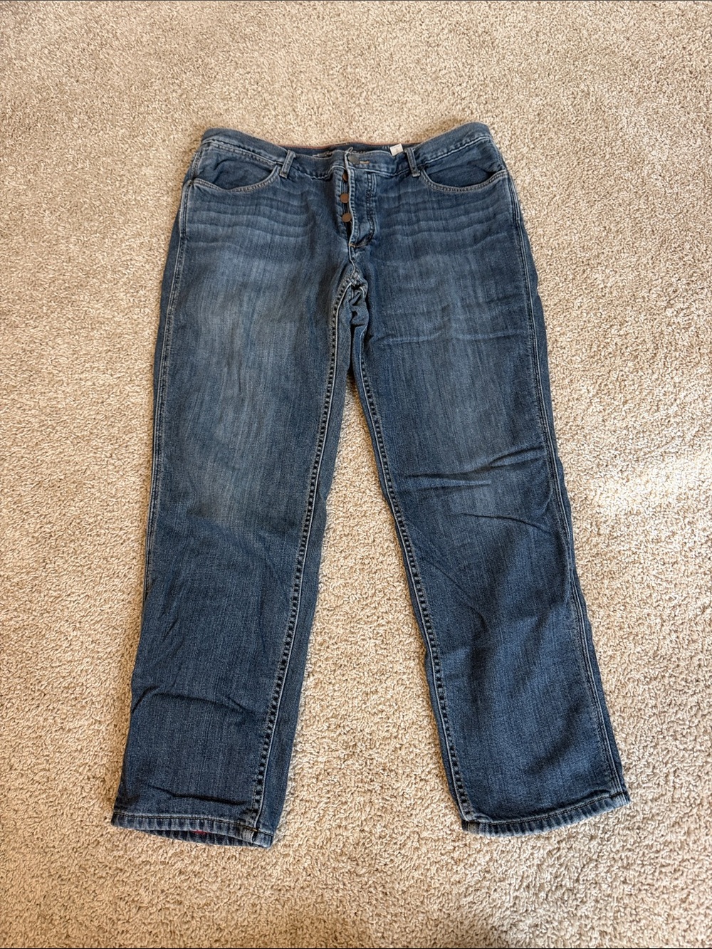 Eddie Bauer Indigo Straight-Leg Jeans